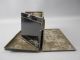 Rare Black & Gold Antique Tin Haywood & Hurlbut ' S Folding Lunch Box Pat ' D 1866 Other Antique Home & Hearth photo 4