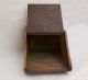 Antique English Wooden Coal / Ash Scuttle Box,  Art Nouveau Handle Hearth Ware photo 1