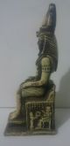 Ancient Egyptian Statue Of King Ramses Ii Sitting Holding Ankh Egyptian photo 2