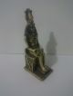 Ancient Egyptian Statue Of King Ramses Ii Sitting Holding Ankh Egyptian photo 4