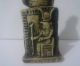 Ancient Egyptian Statue Of King Ramses Ii Sitting Holding Ankh Egyptian photo 8