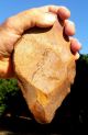 900 Gram Flint Stone Large Hand Axe Tool Neanderthal Neolithic & Paleolithic photo 2
