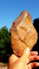 900 Gram Flint Stone Large Hand Axe Tool Neanderthal Neolithic & Paleolithic photo 4