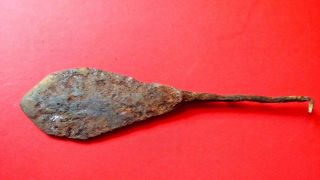 Ancient Roman Military Iron \arrow - Head\ 10mm photo