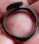 Ancient - Roman Bronze Ring 4.  7g.  1.  9mm - Rare Roman photo 1