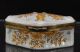 Antique 18th Century French Faience Yellow Snuff Box Olerys & Laugier Boxes photo 5