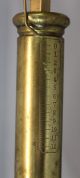 Rare Antique 1878 Brass L.  E.  Browns Apothecary Pharmacy Postal Candlestick Scale Scales photo 5