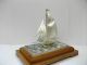 The Sailboat Of Silver985 Of Japan.  102g/ 3.  59oz.  Takehiko ' S Work. Other Antique Sterling Silver photo 1