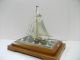 The Sailboat Of Silver985 Of Japan.  102g/ 3.  59oz.  Takehiko ' S Work. Other Antique Sterling Silver photo 3