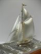 The Sailboat Of Silver985 Of Japan.  102g/ 3.  59oz.  Takehiko ' S Work. Other Antique Sterling Silver photo 5