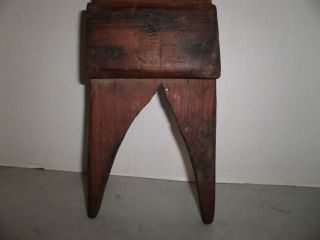 Antique Hand Made Boot Jack photo