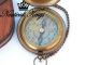 Sundial Compass Antique Brass Folding Push Button Compass Nautical Maritime Compasses photo 3