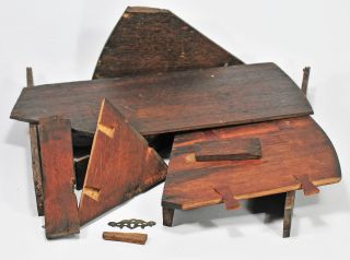 Antique Octant Box - Restoration Project Or Spare Parts photo