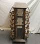 Antique Oak Country Store Display Ribbon Cabinet Display Cases photo 4