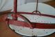 Vintage Antique Red Chatillon Type 4200 Hanging Produce Scale & Porcelain Bskt Scales photo 10