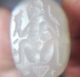 Quartz Antique Crystal Intaglio Stone Seal Bead Pendant 23 G. Near Eastern photo 8