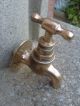 Large Brass - Bronze Bib Tap Belfast - Butlers Sink Wall Mount Stable Garden Other Antique Architectural photo 9