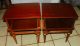 Mid Century Mahogany Step End Tables / Side Tables By Lane (t328) Post-1950 photo 4