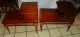 Mid Century Mahogany Step End Tables / Side Tables By Lane (t328) Post-1950 photo 5