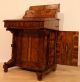 Antique Carved Olive - Wood Quill Pen Writing Desk,  From Jerusalem,  Aprox.  1800 ' S 1800-1899 photo 6