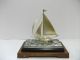 The Sailboat Of Silver Of The Most Wonderful Japan.  80g/ 2.  82.  Japanese Antique Other Antique Sterling Silver photo 1