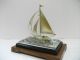 The Sailboat Of Silver Of The Most Wonderful Japan.  80g/ 2.  82.  Japanese Antique Other Antique Sterling Silver photo 3
