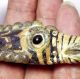 Rare Unique Old Big Phoenician Glass Fish Bead Pendant 26x93 Mm Near Eastern photo 6