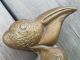 Unusual Vintage Penco Brass Pelican Bird Door Knocker Door Bells & Knockers photo 3