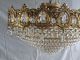 Crystal Chandelier,  Antique,  Stunning,  Brass,  French/spanish/italian (108) Chandeliers, Fixtures, Sconces photo 11