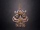 Pompous Antique 18th - 19th Century Silver Plated Filigree Jewelry Pin Byzantine photo 1