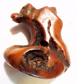 Rare Philippines Ifugao Bontoc Shaman Bone Dog Monkey Figure Amulets photo