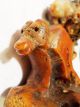 Rare Philippines Ifugao Bontoc Shaman Bone Dog Monkey Figure Amulets Statues photo 2