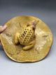 China Ceramic Bowl Hand - Carved Flower & Golden Cicada T83 Other Antiquities photo 2
