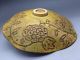 China Ceramic Bowl Hand - Carved Flower & Golden Cicada T83 Other Antiquities photo 5