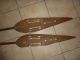 Vintage African Folkart 149cm High Crocodile Handle &ornate Deco Paddles Other African Antiques photo 4