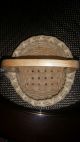 Handmade Split Oak Basket From Virginia Signed S.  Rembish Primitives photo 2