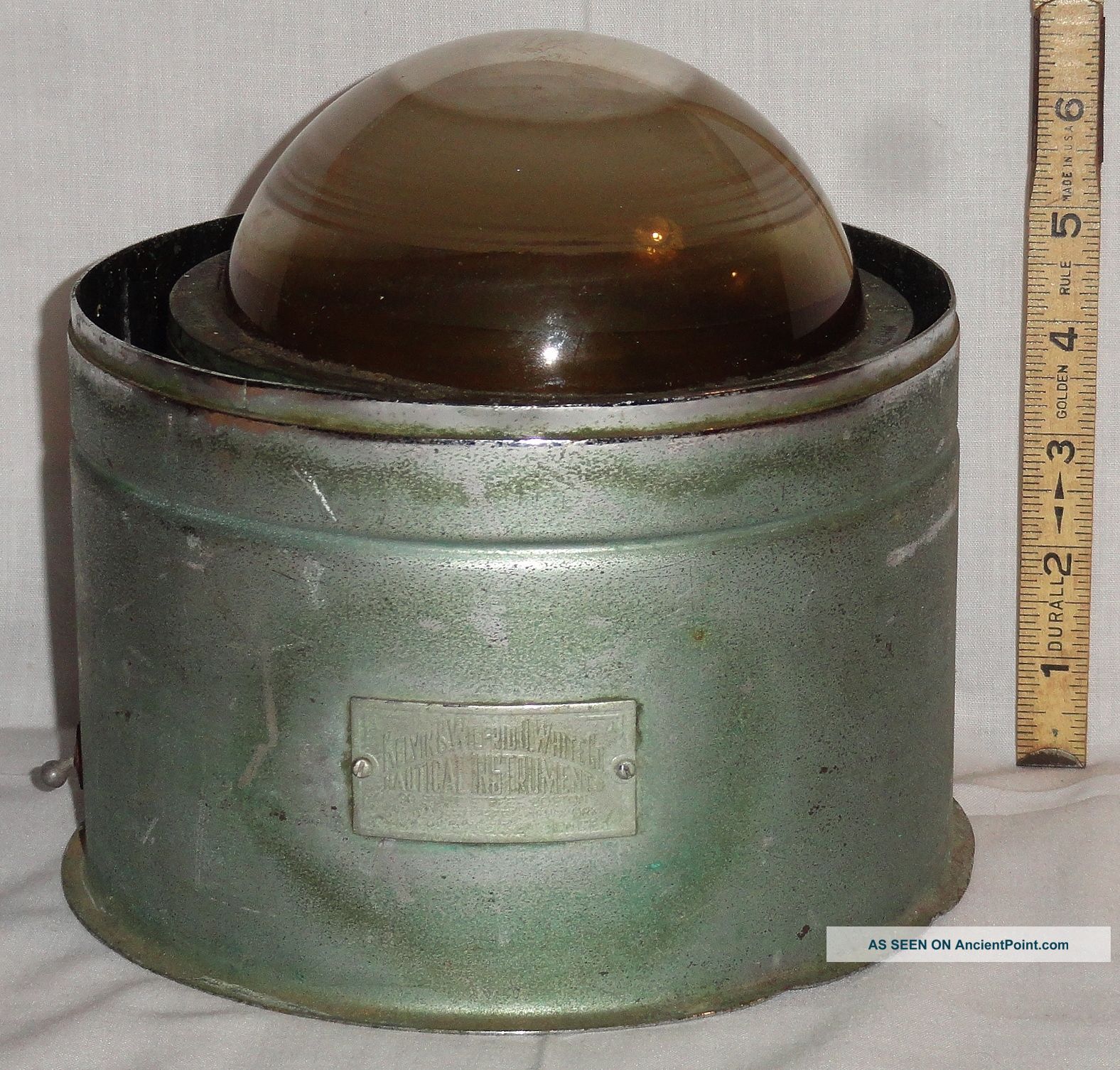 Antique Kelvin & Wilfrid Wilfred O White Binnacle Spherical Compass Restore Part Compasses photo