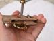 2 Antique Reclaimed Brass Door Handles Knobs Pulls In Old Metal Lock Door Knobs & Handles photo 3
