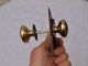 2 Antique Reclaimed Brass Door Handles Knobs Pulls In Old Metal Lock Door Knobs & Handles photo 5
