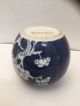 Antique Chinese Porcelain Prunus Pattern Ginger Jar - Lid & Cork Stopper Porcelain photo 8