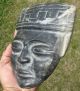 Stone Mask: Yucatan,  Mid - 19th Century Discovery Latin American photo 1