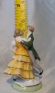 Antique German Lady & Man Dancing Doll Cake Topper/doll House Germany Half Doll Victorian photo 4