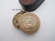 Brass Pocket Sundial Compass W/ Lid Antique Finish Nautical Maritime W/pouch Compasses photo 3