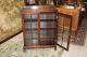 English Antique Georgian Oak Bookcase / Display Cabinet. 1900-1950 photo 4