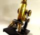 1929 E.  Leitz Wetzlar Brass Microscope W/matched Case,  Mechanical Stage Microscopes & Lab Equipment photo 2