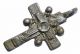 Lovely Late Medieval Bronze Radiate Cross Pendant - Wearable Artifact - St7 Roman photo 1