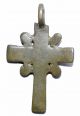 Lovely Late Medieval Bronze Radiate Cross Pendant - Wearable Artifact - St7 Roman photo 2