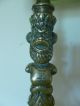 An Unusual Old Brass Gothic Grotesque Demon Style Table Or Bedside Lamps Chandeliers, Fixtures, Sconces photo 9