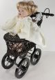 Vintage Thomas Pacconi Victorian Style Wood Wicker Doll Stroller/ Buggy/carriage Baby Carriages & Buggies photo 1