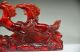 Delicate Chinese Amber Hand Carved Lifelike 3 Horse Statue Figurines & Statues photo 2